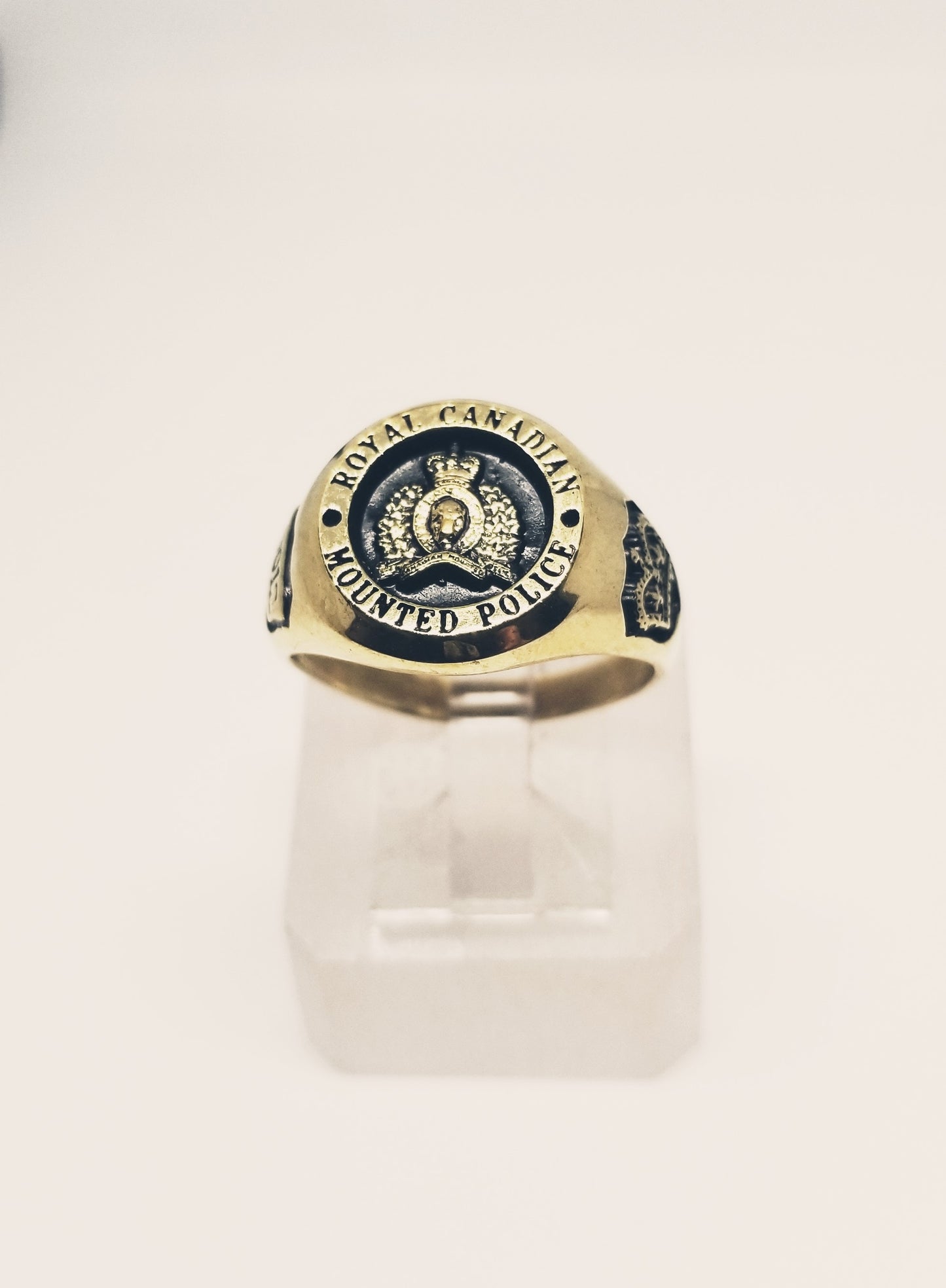 RCMP Small Yellow Gold Ring
