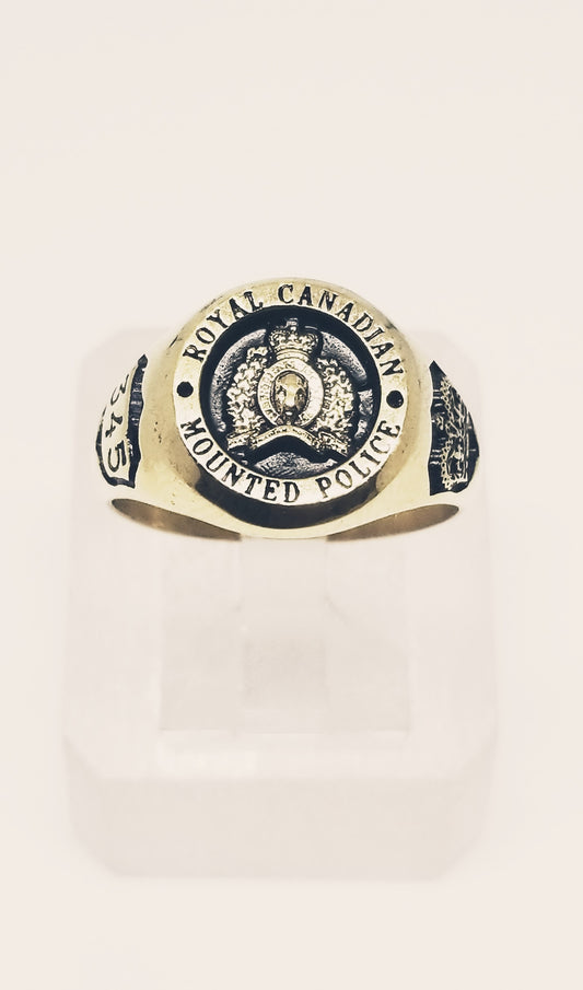 RCMP Small Yellow Gold Ring