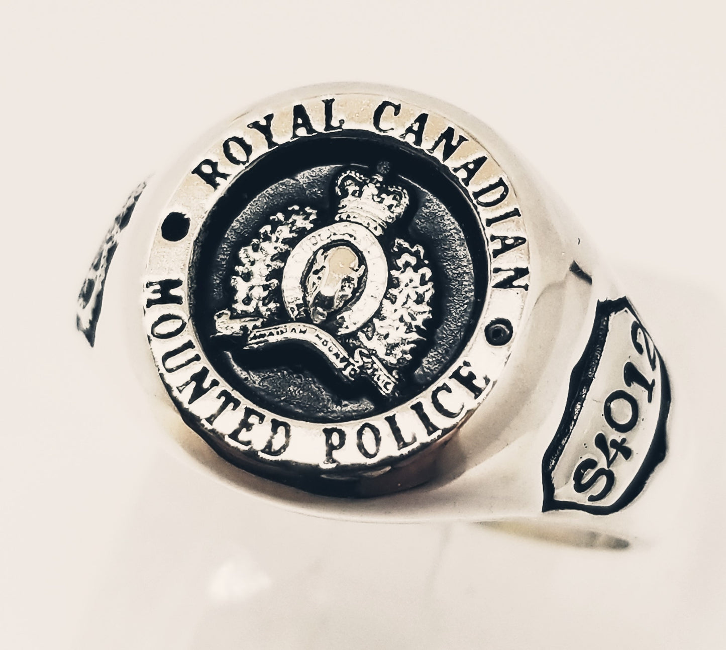 RCMP Large Style Yellow Gold Ring