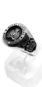 RCMP XL Style Sterling Silver Ring