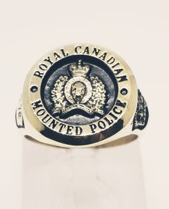RCMP XL Style Yellow Gold Ring