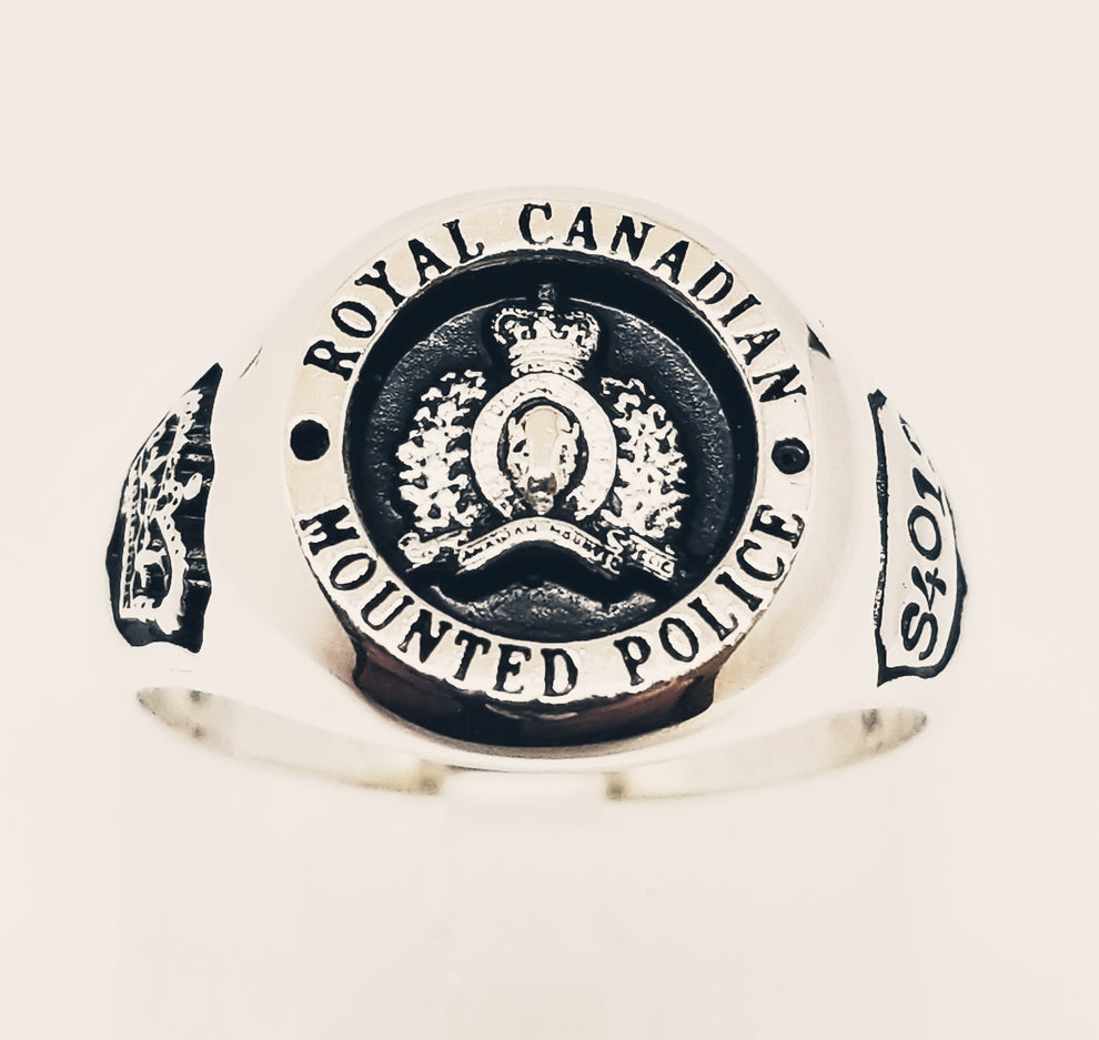 Royal Canadian Mounted Police Custom Ring - Large Style – PRIDE IN SERVICE