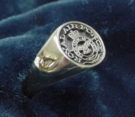 New Zealand Royal Air Force Ring PRIDE IN SERVICE